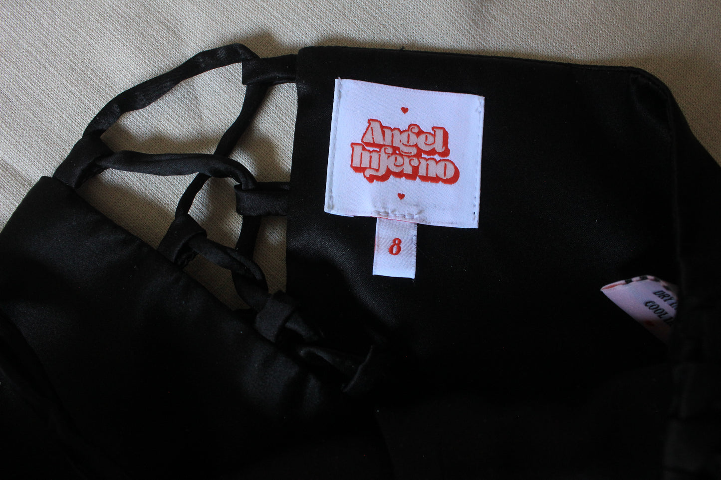 Angel Inferno Halter Black